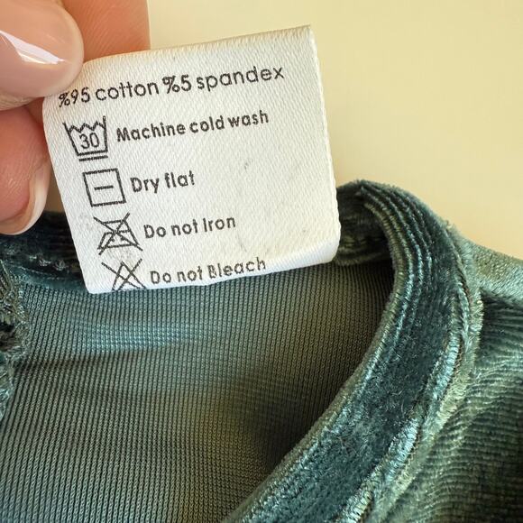 Lily & Max 1st Birthday Baby Girl Green Ruffle Bubble Romper 12-24m - Picture 9 of 12